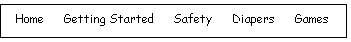 navigation bar